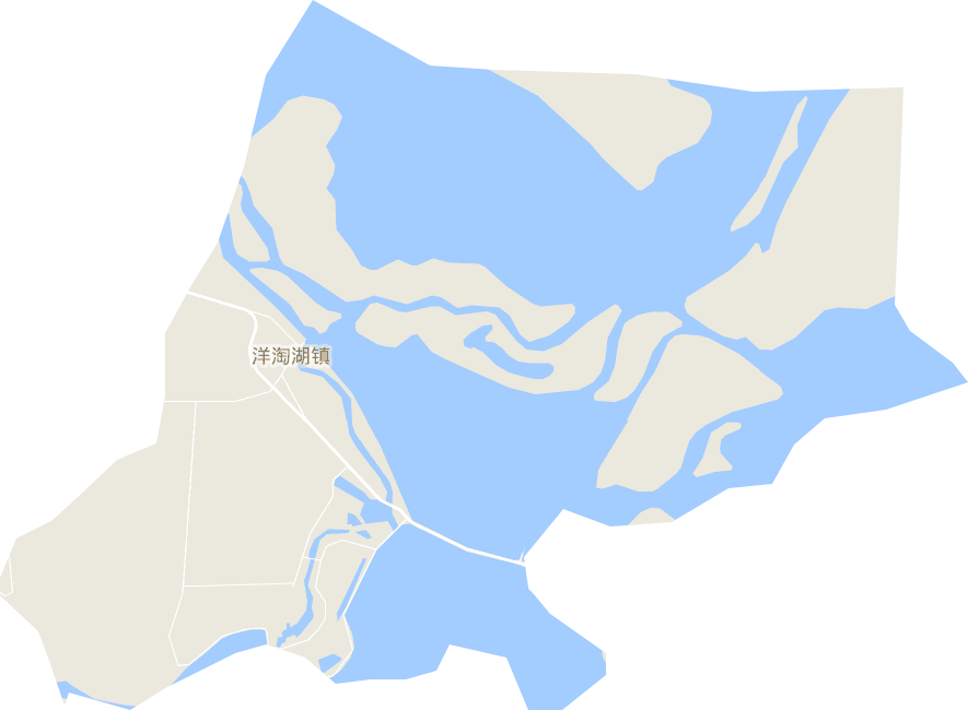 洋淘湖镇电子地图