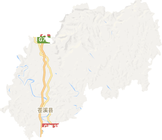 苍溪县电子地图