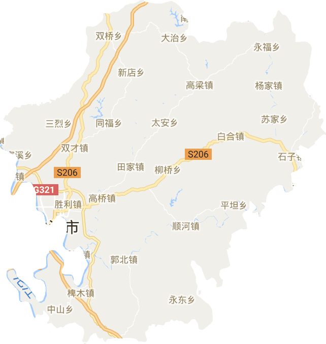 东兴区电子地图