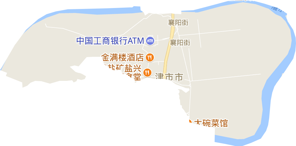 襄阳街街道电子地图
