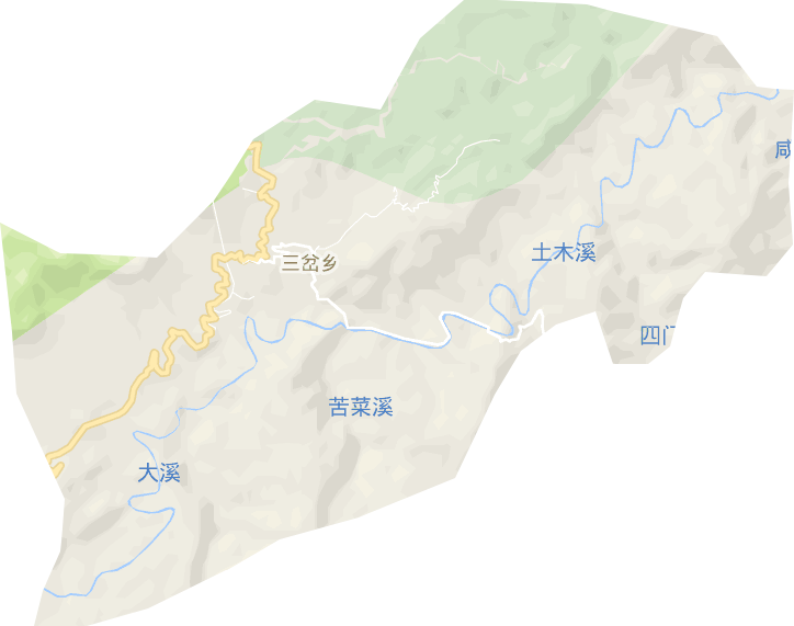 三岔乡电子地图