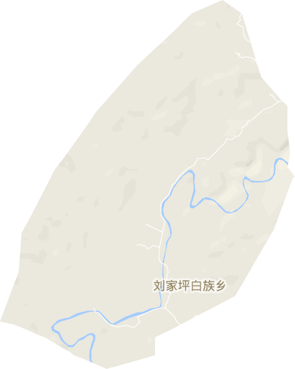 刘家坪白族乡电子地图