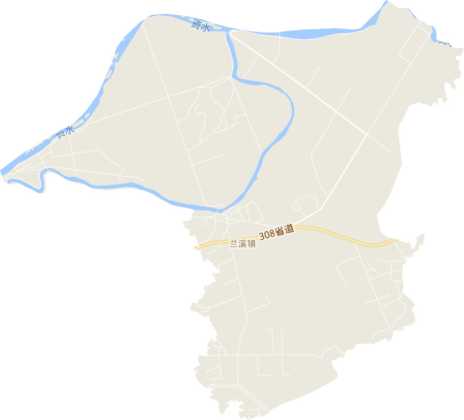 兰溪镇电子地图