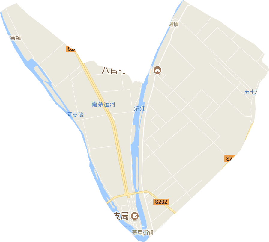 茅草街镇电子地图