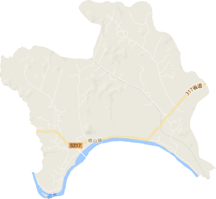 修山镇电子地图