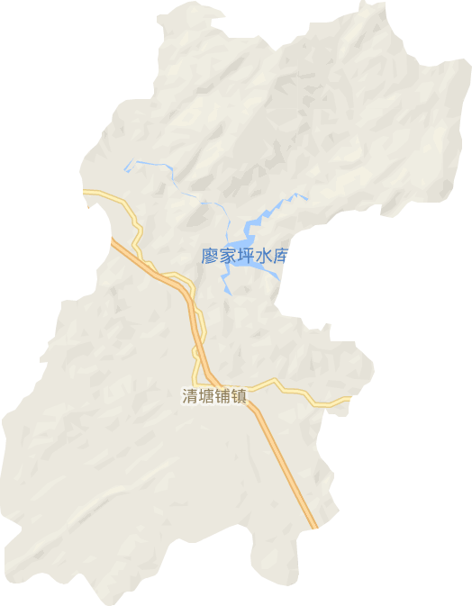 清塘铺镇电子地图