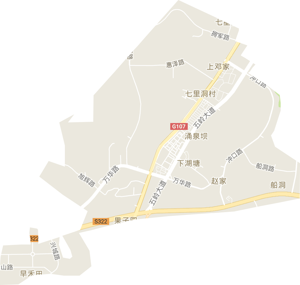 涌泉街道电子地图