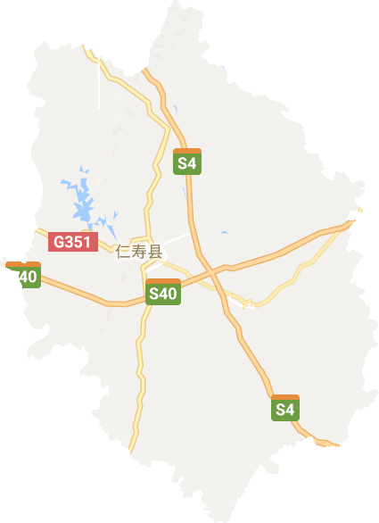 仁寿县电子地图