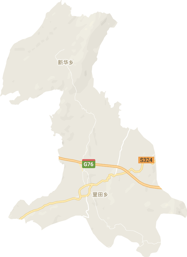 里田乡电子地图