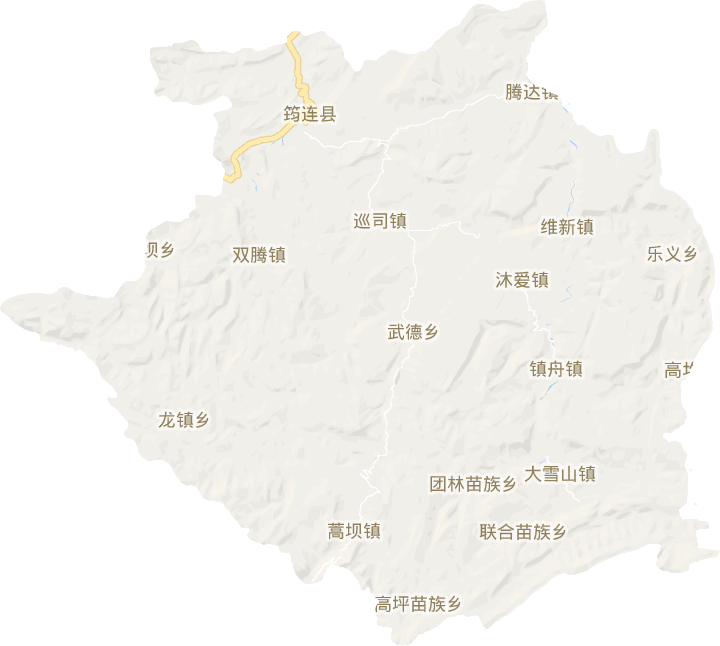 筠连县电子地图