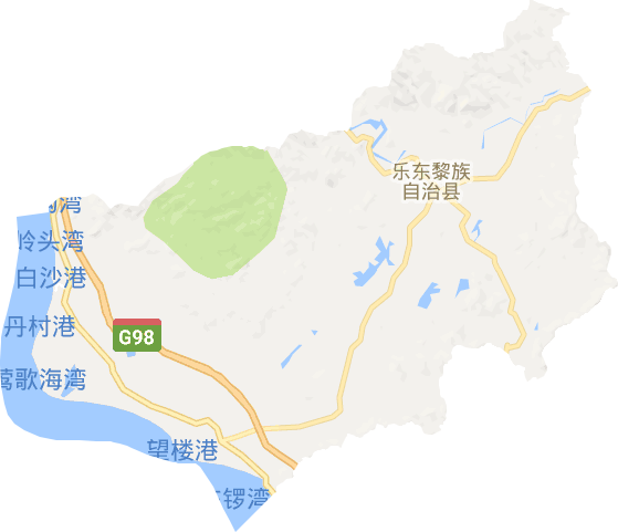 乐东黎族自治县电子地图