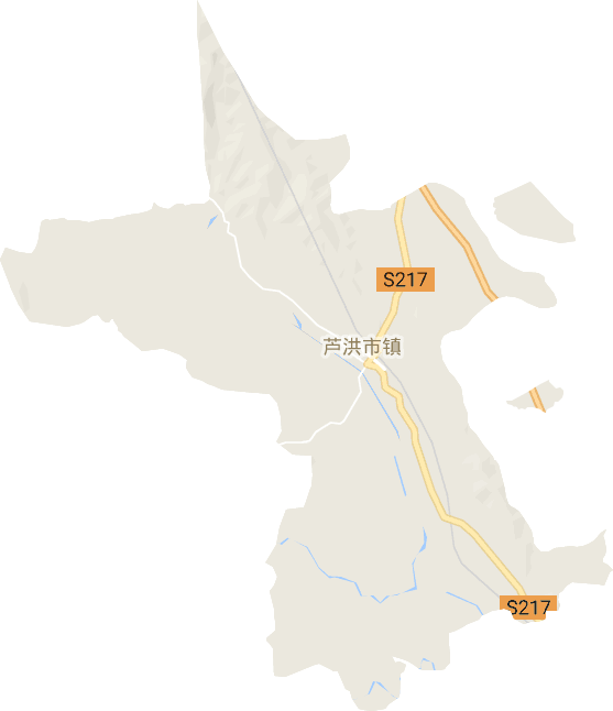 芦洪市镇电子地图