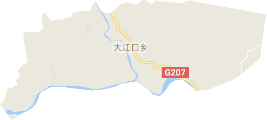 大江口乡电子地图