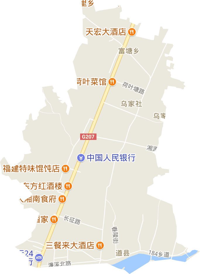 濂溪街道电子地图