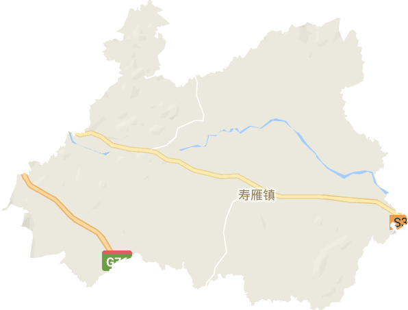 寿雁镇电子地图