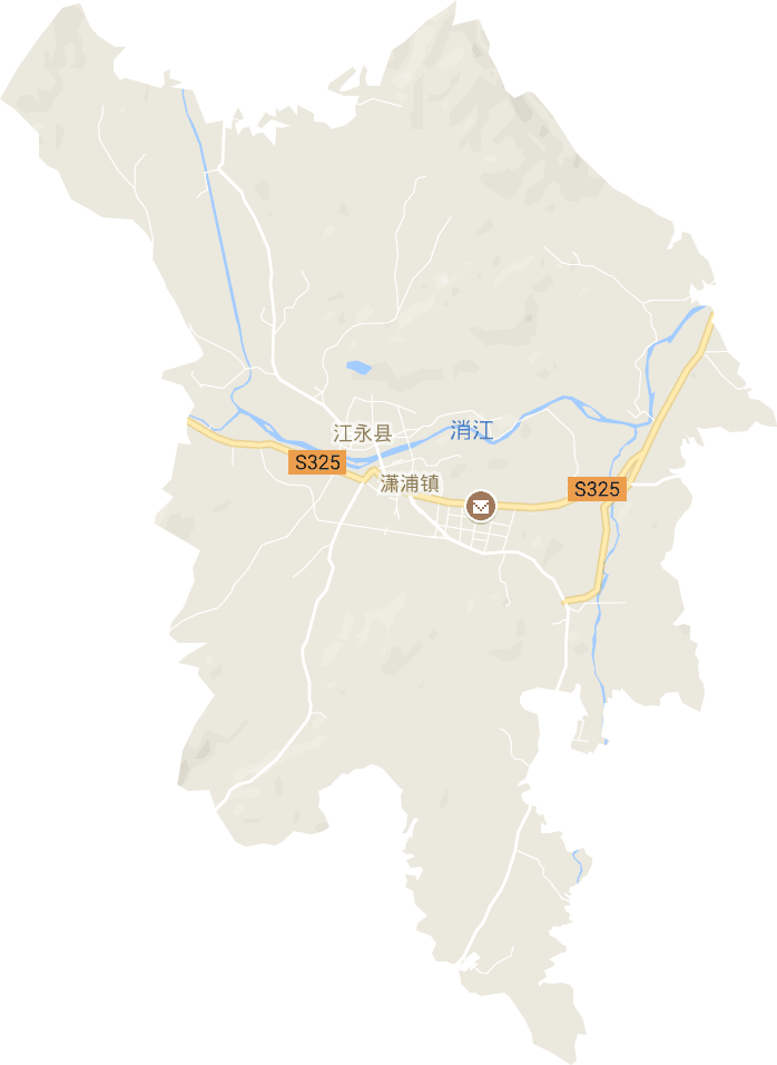 潇浦镇电子地图