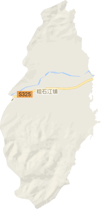 粗石江镇电子地图