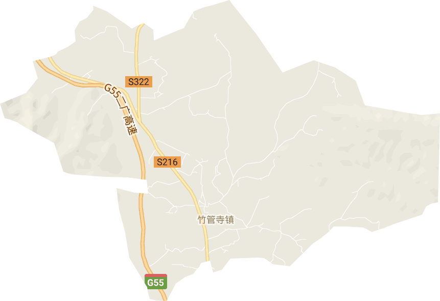 竹管寺镇电子地图