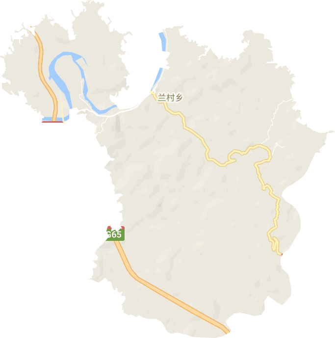 兰村乡电子地图