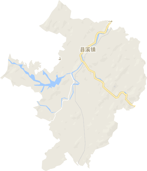 县溪镇电子地图