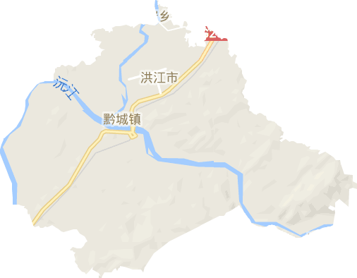 黔城镇电子地图