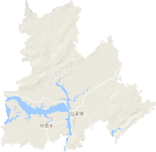 白溪镇电子地图