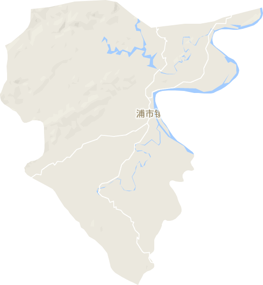 浦市镇电子地图