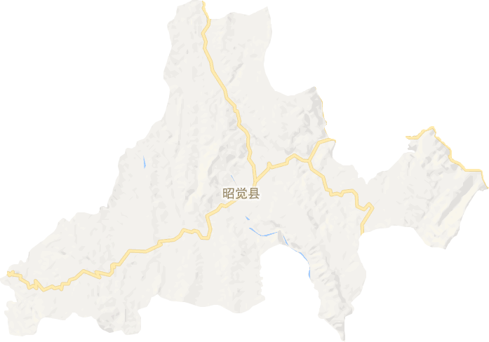 昭觉县电子地图