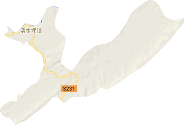 清水坪镇电子地图