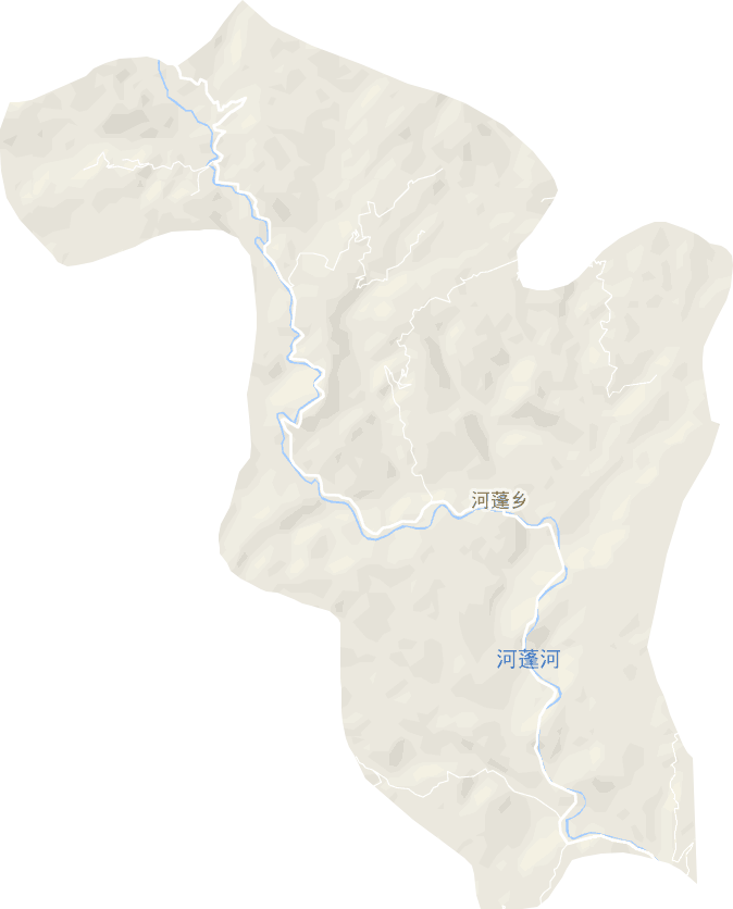 河蓬乡电子地图