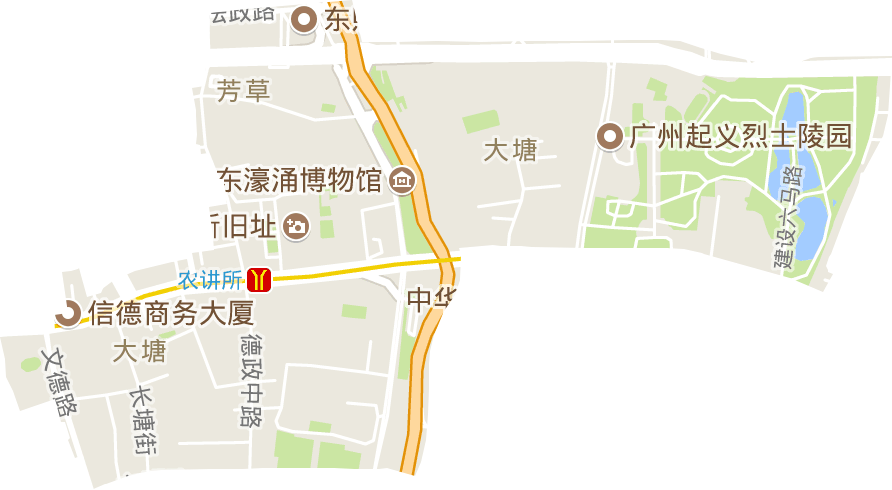 大塘街道电子地图
