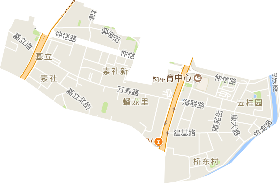 素社街道电子地图