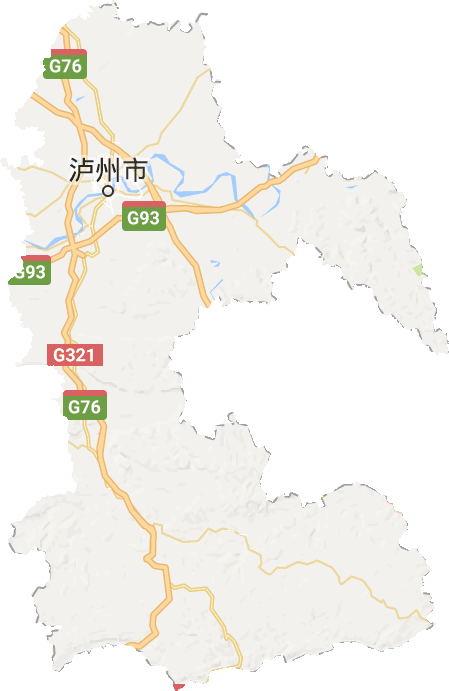 泸州市电子地图
