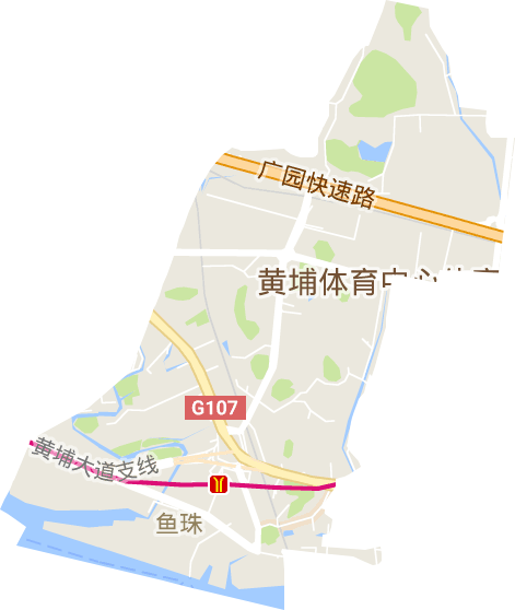 鱼珠街道电子地图
