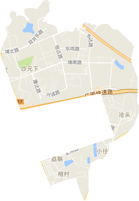 荔联街道电子地图