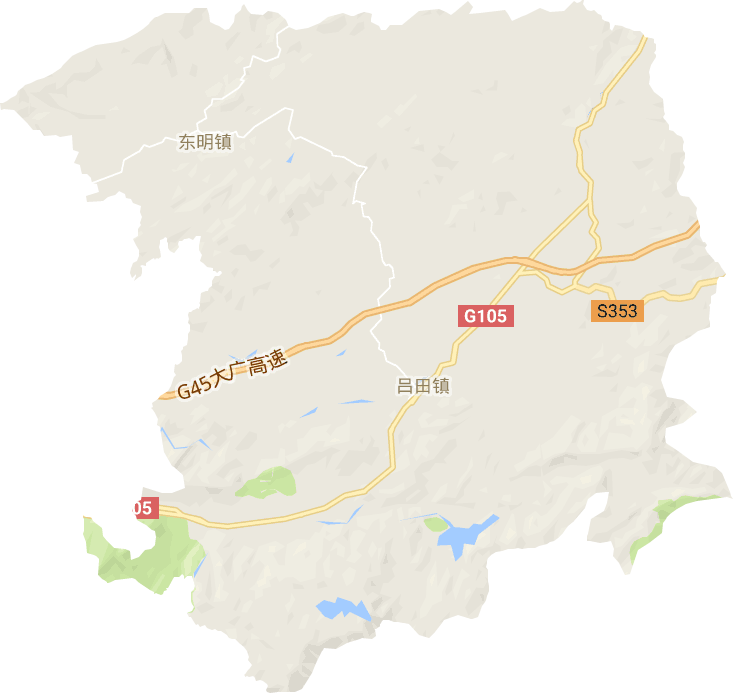吕田镇电子地图