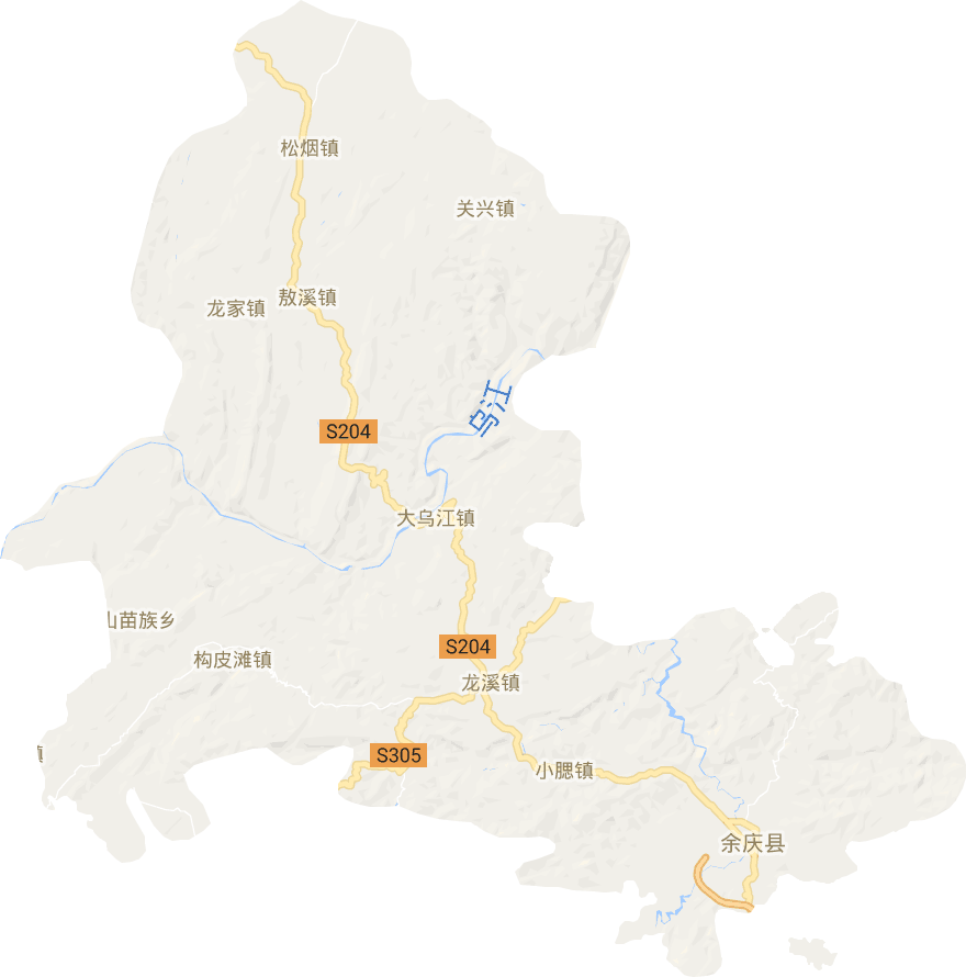 余庆县电子地图