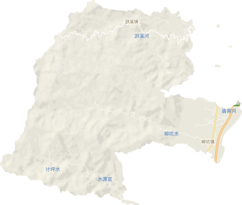 游溪镇电子地图