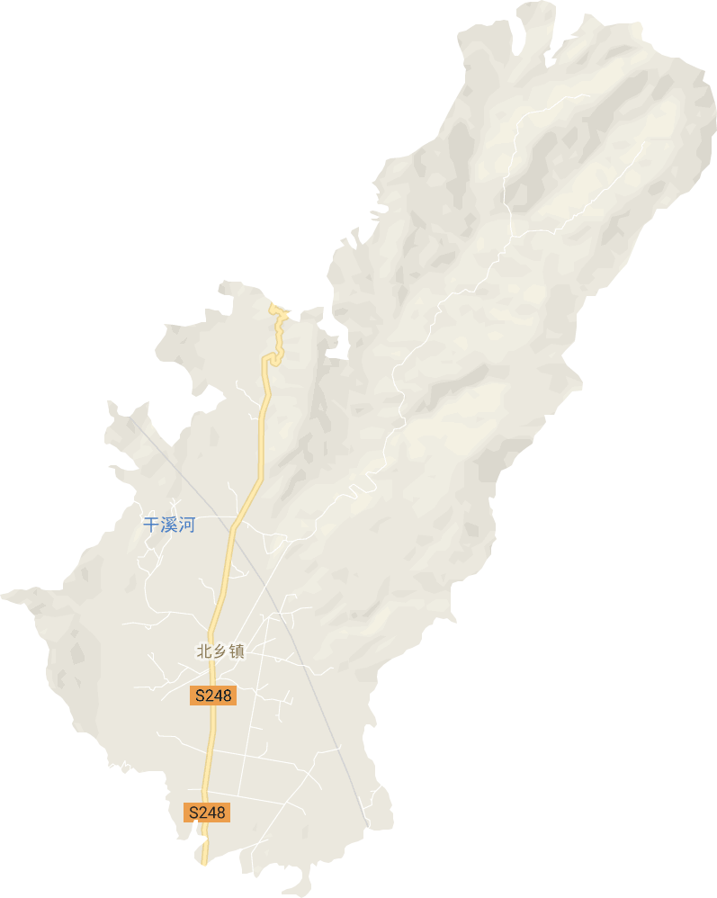 北乡镇电子地图
