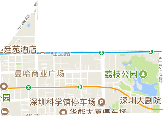 华强北街道电子地图