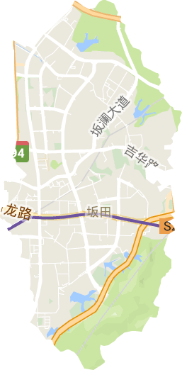 坂田街道电子地图