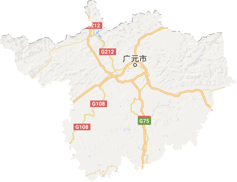 广元市电子地图