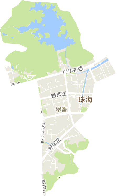 翠香街道电子地图