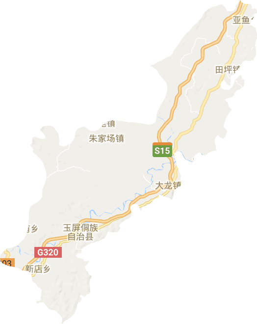 玉屏侗族自治县电子地图
