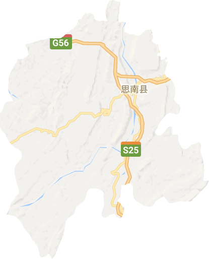 思南县电子地图