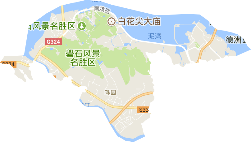广东省汕头市濠江区石街道电子地图高清版大图