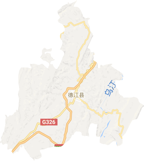 德江县电子地图