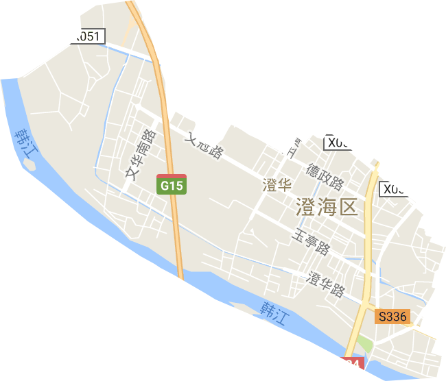 澄华街道电子地图