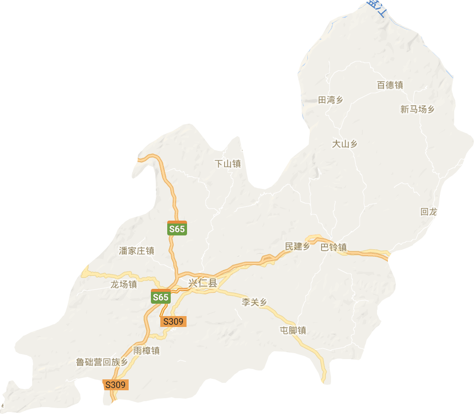 兴仁县电子地图
