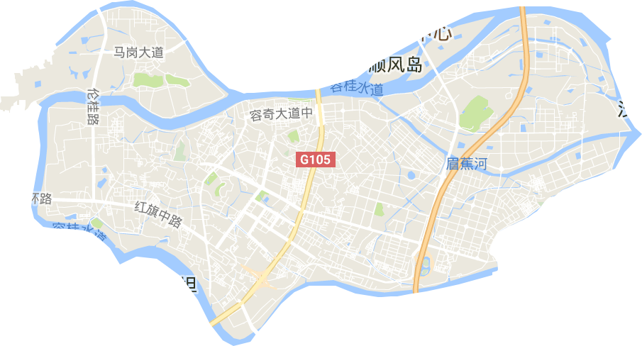 容桂街道电子地图